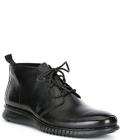 Cole Haan 2 Zerogrand Chukka Black) Men's Shoes Product Image