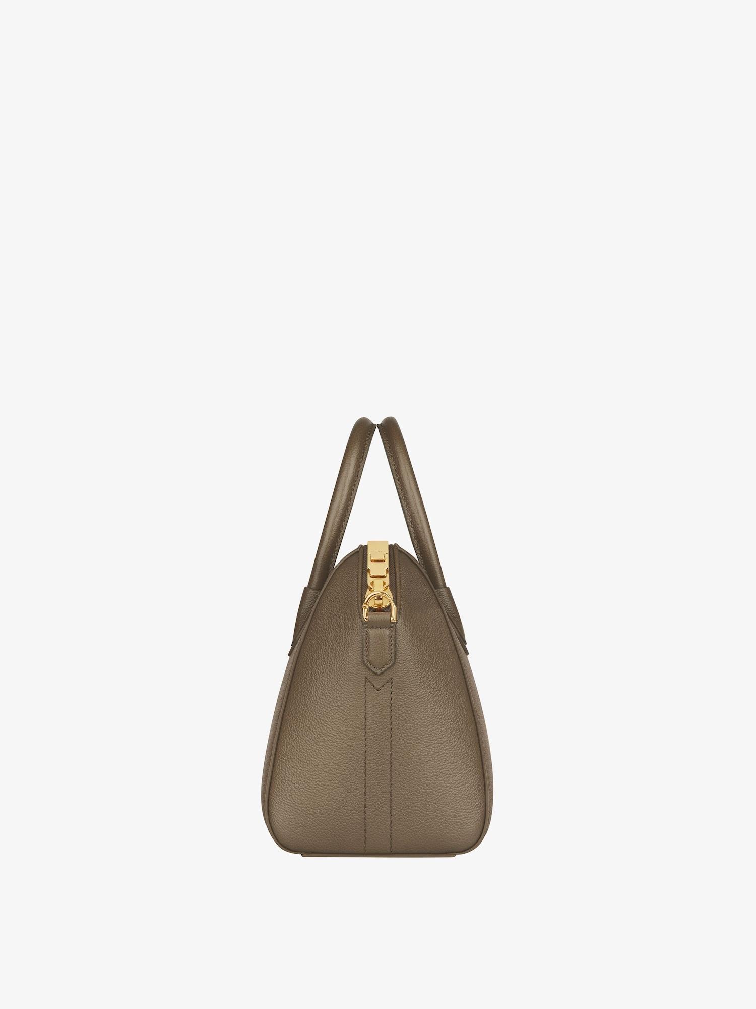 Small Antigona bag in grained leather Product Image