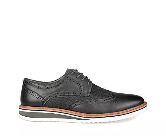 Vance Co. Warrick Mens Wingtip Derby Shoes Red Product Image