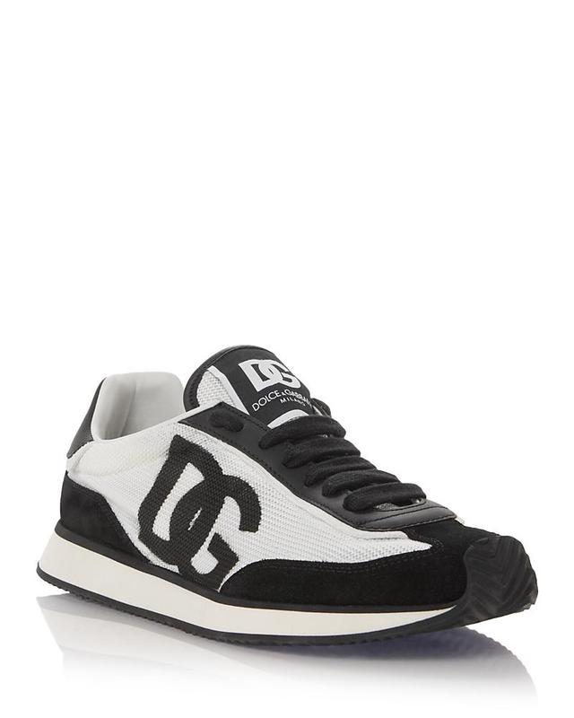 Womens Logo Colorblocked Low-Top Sneakers Product Image