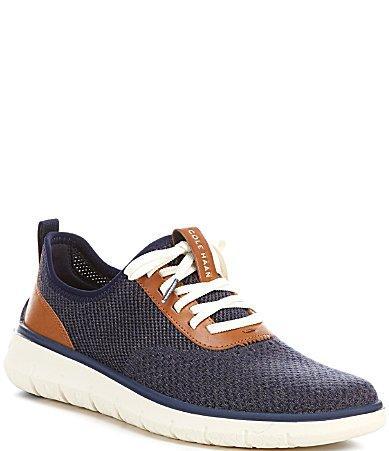 Cole Haan Generation Zerogrand Stitchlite (Grey Knit/Yellow/White) Men's Shoes Product Image