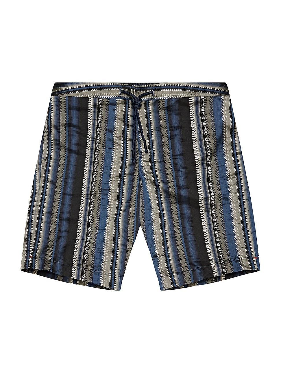 Mens Mastiff Tanami Striped Swim Trunks Product Image