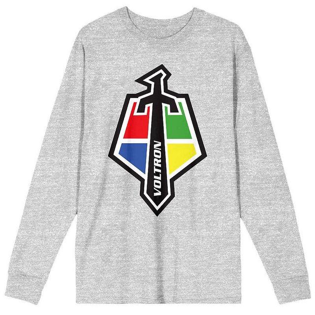 Mens Voltron Sword Graphic Tee Grey Product Image