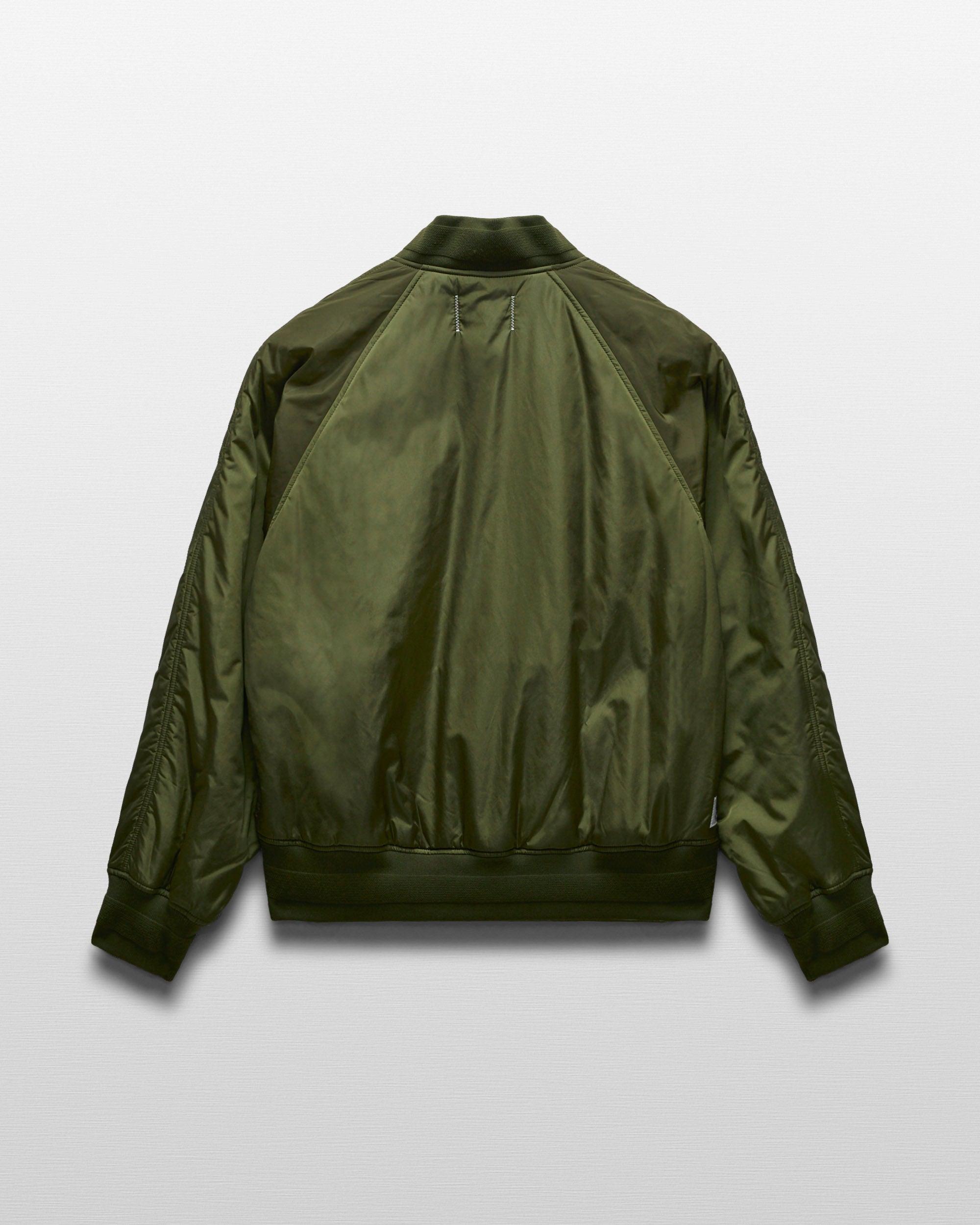 Econyl Satin Nylon Stadium Jacket Male Product Image