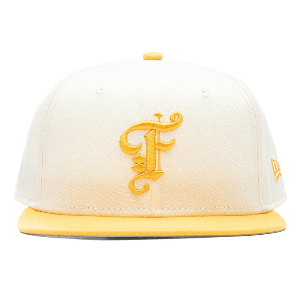 Feature x New Era OE Fitted Cap - Off-White/Grilled Yellow Male Product Image