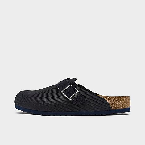 Birkenstock Mens Boston Corduroy Suede Embossed Clogs Shoes Product Image