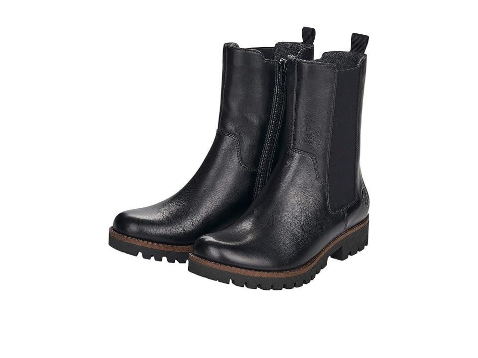 Rieker Payton 90 (Black/Black) Women's Boots Product Image