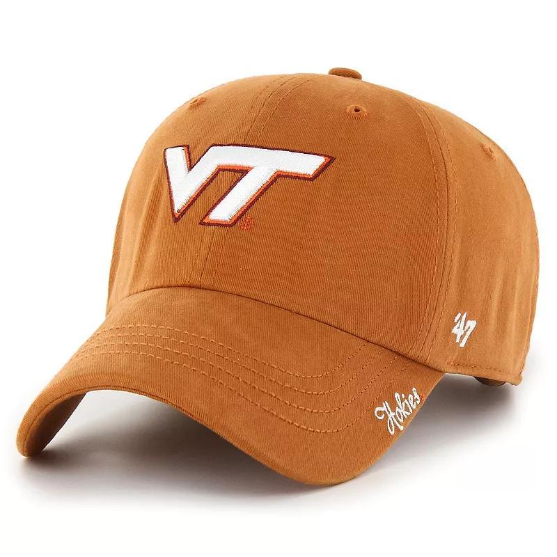 Womens 47 Burnt Orange Virginia Tech Hokies Miata Clean Up Adjustable Hat Product Image