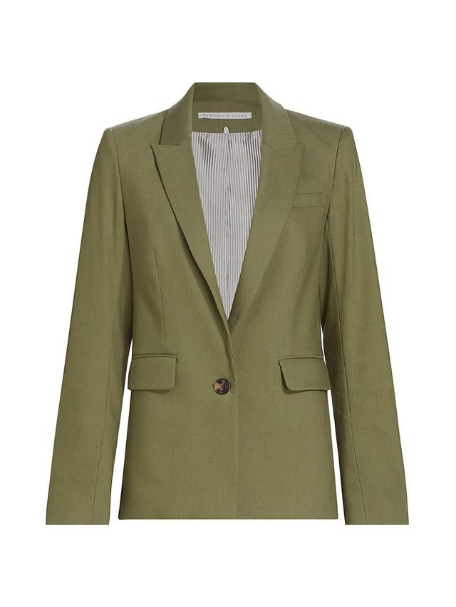 Womens Sevi Linen-Blend Blazer Product Image