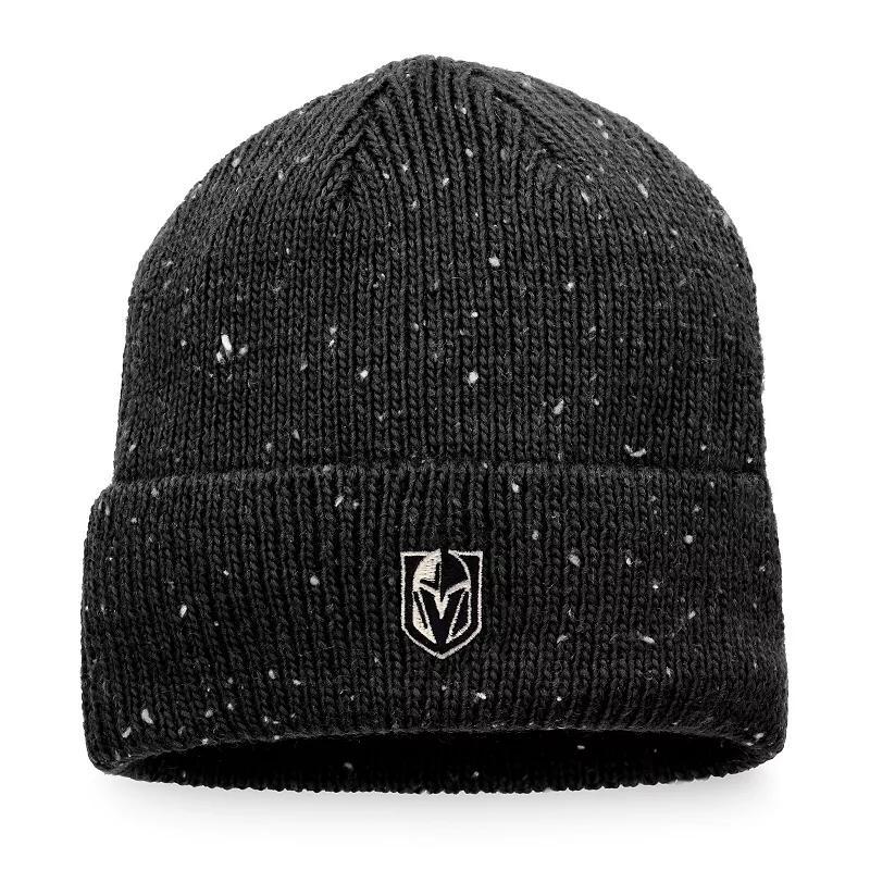 Mens Fanatics Branded Black Vegas Golden Knights Authentic Pro Rink Pinnacle Cuffed Knit Hat Product Image