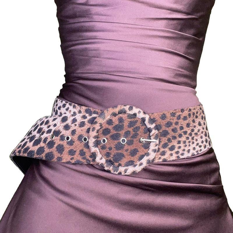 Leopard Print Belt Product Image