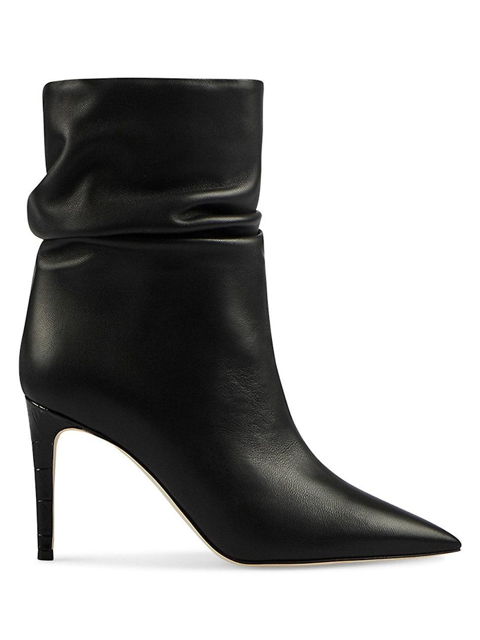 Womens 85MM Slouchy Leather Ankle Booties Product Image