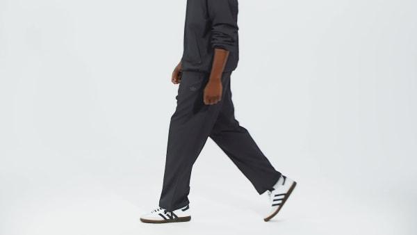 adidas Fashion Seersucker Firebird Track Pants Black M Mens Product Image