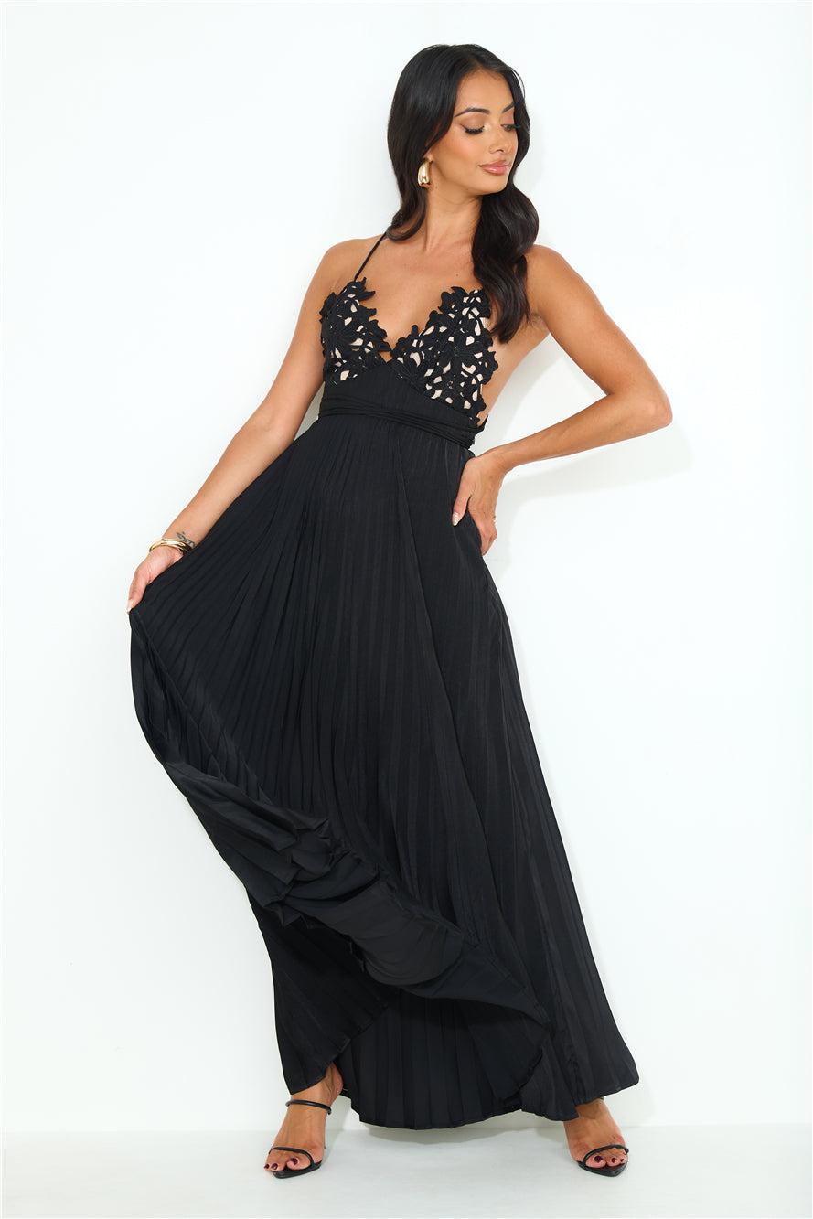 Want And Need Maxi Dress Black Product Image