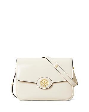 Tory Burch Robinson Spazzolato Leather Shoulder Bag Product Image