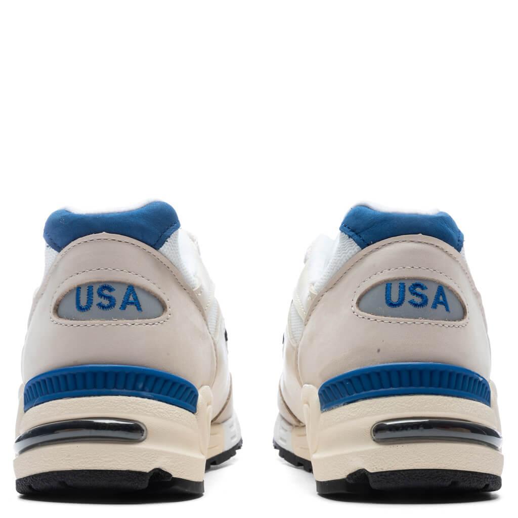 New Balance 990v2 Made in USA - White/Blue Male Product Image