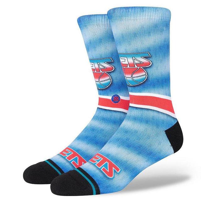 Mens Stance Brooklyn Nets Hardwood Classics Fader Collection Crew Socks Product Image