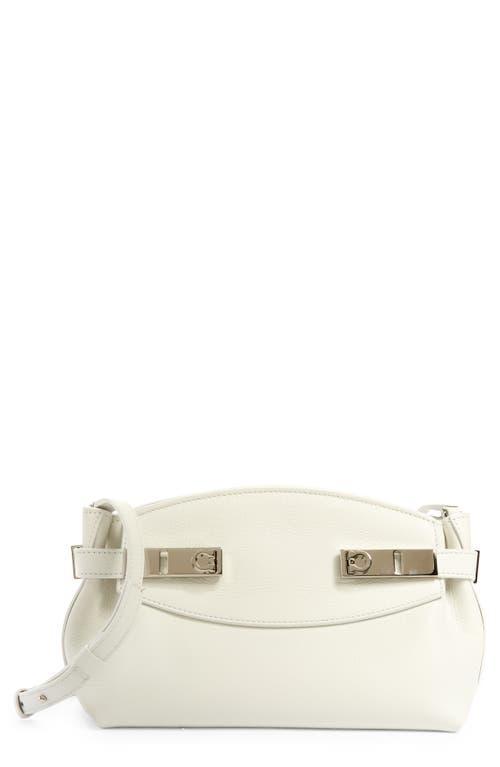 FERRAGAMO Small Hug Leather Shoulder Bag Product Image