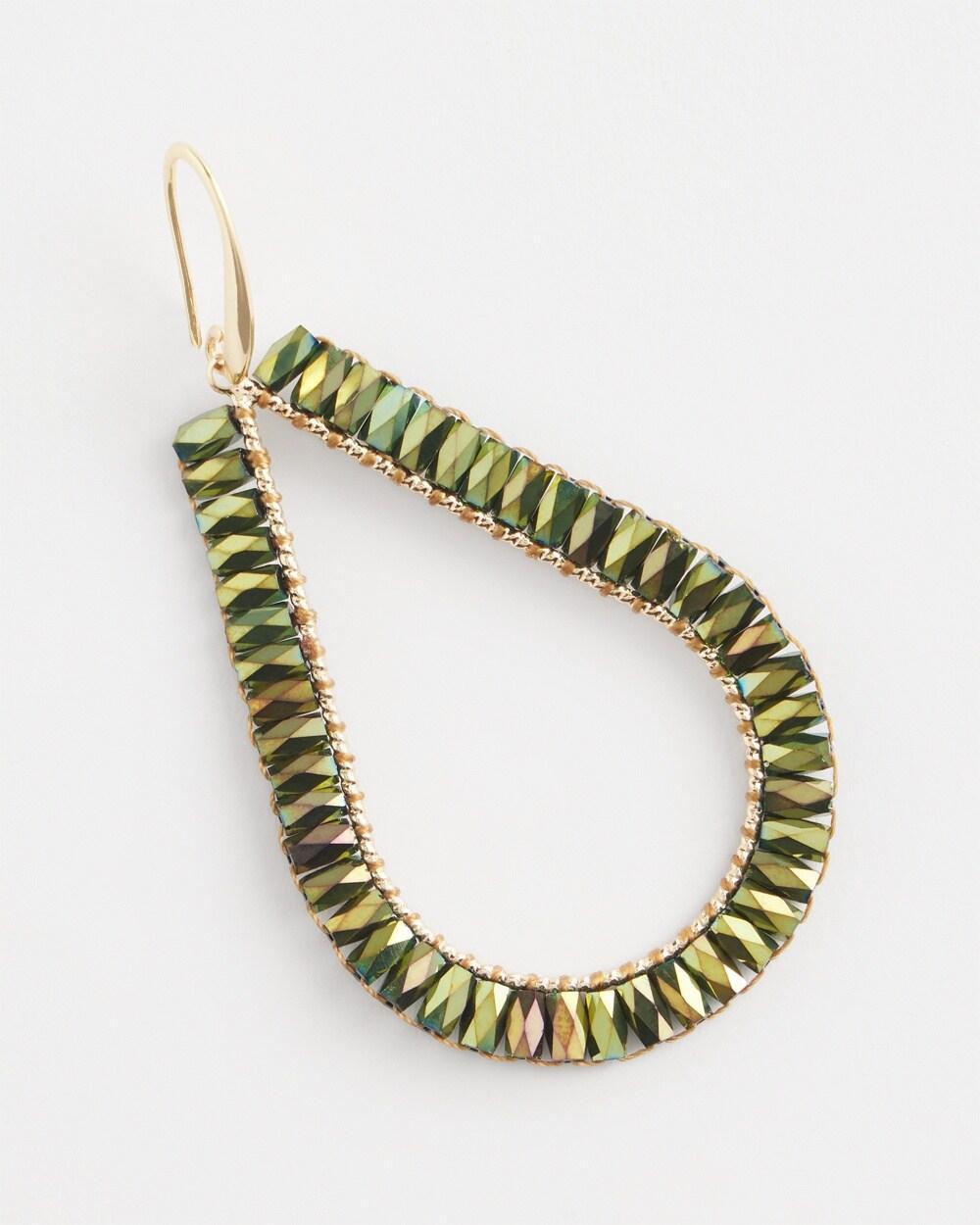 No Droop™ Juniper Beaded Teardrop Earrings Product Image