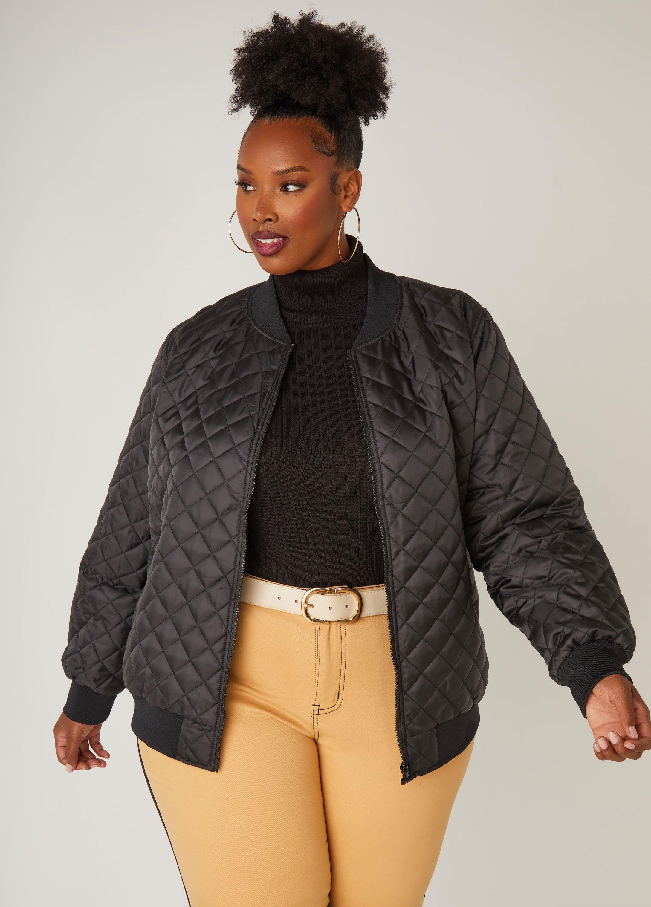 Classic Quilted Bomber Jacket product image