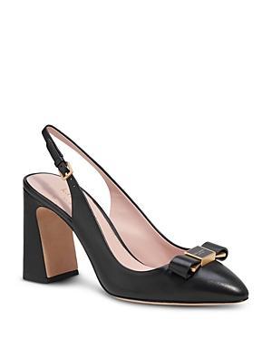 kate spade new york Womens Bowdie Slip On Slingback High Heel Pumps Product Image