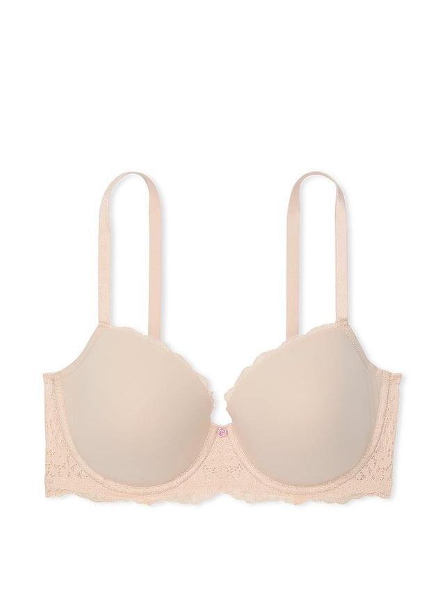 Smooth & Lace Lightly Lined Classic Coverage Demi Bra Product Image