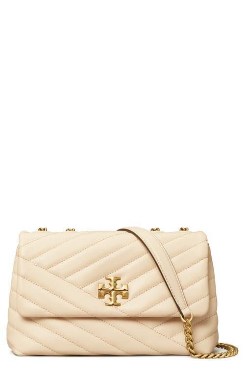 Tory Burch Kira Chevron Powder Coated Small Convertible Shoulder Bag Handbags Product Image