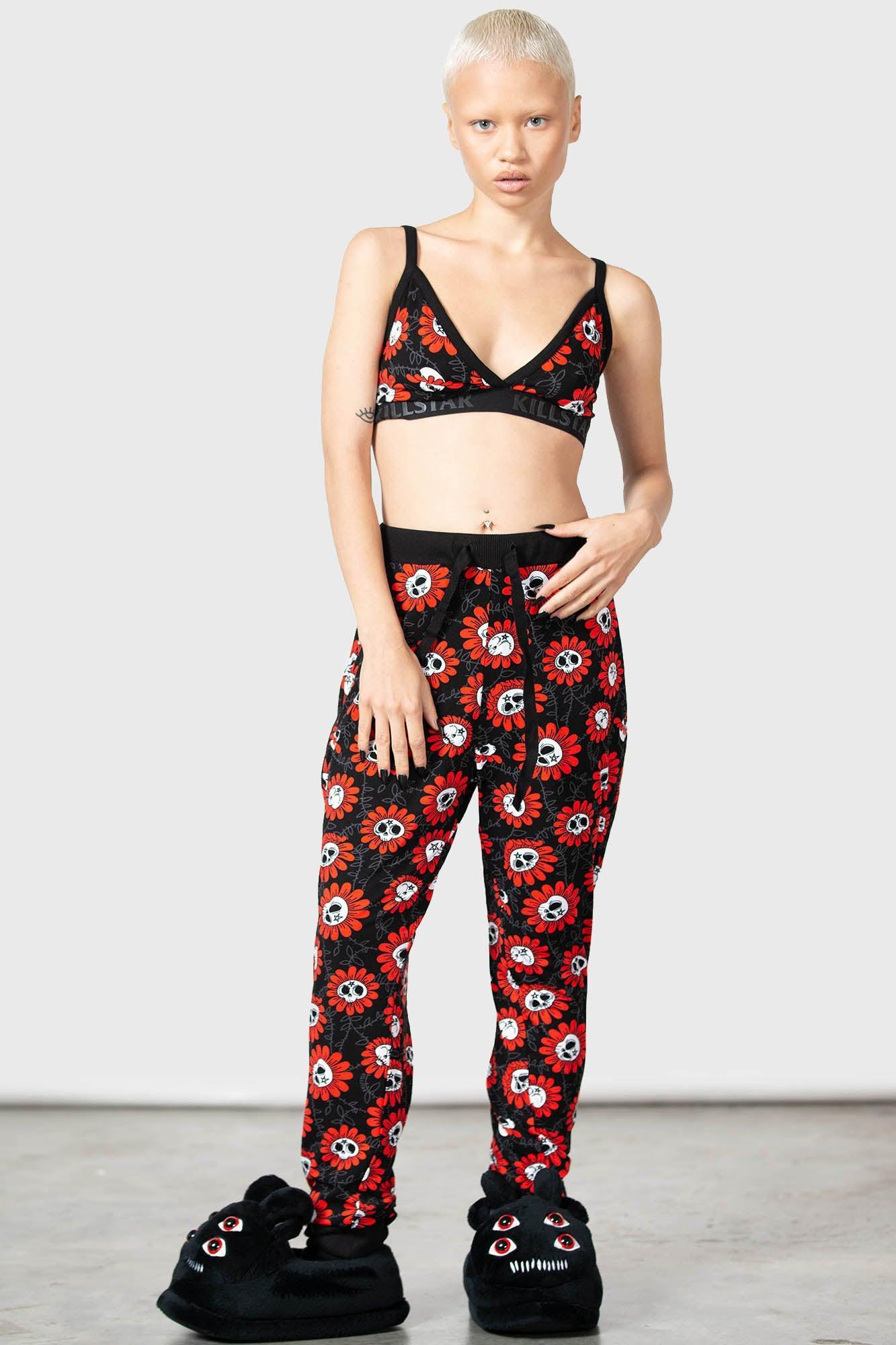 Gloomy Blossom Lounge Pants Female Product Image