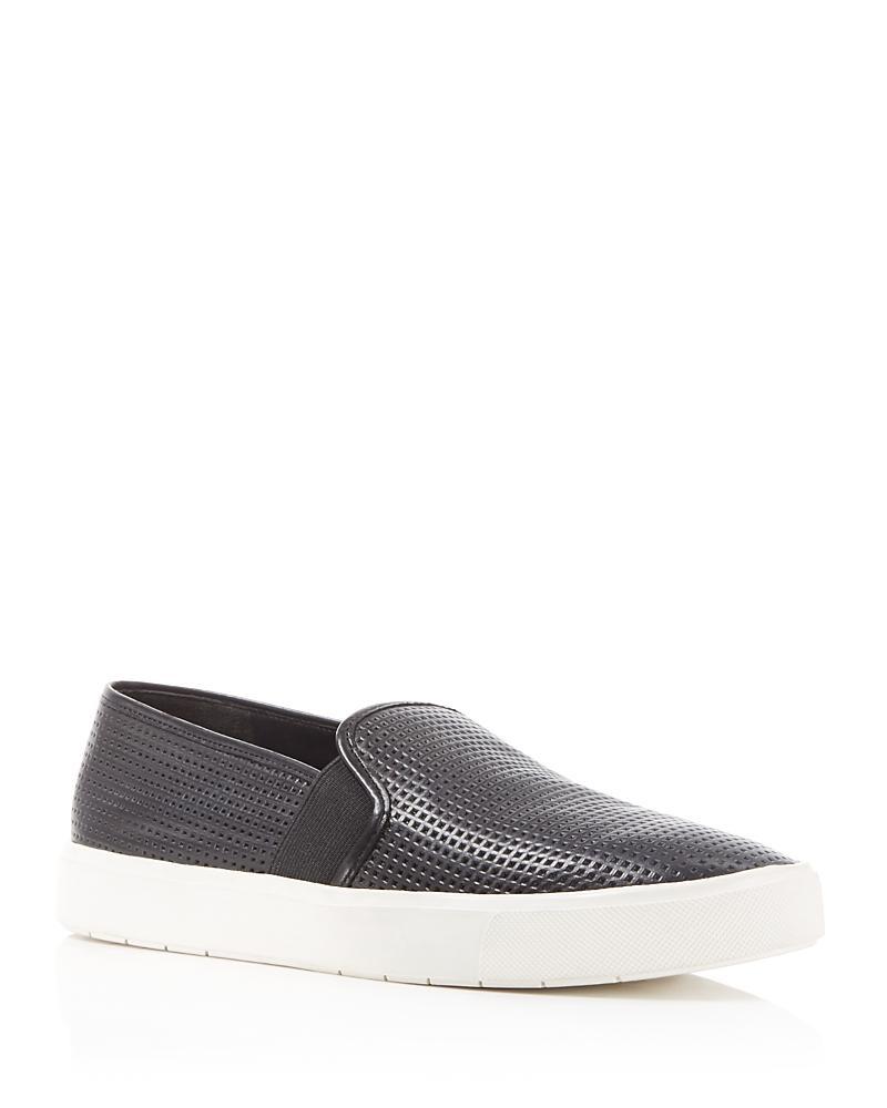 Womens Blair Perforated Leather Slip-On Sneakers Product Image