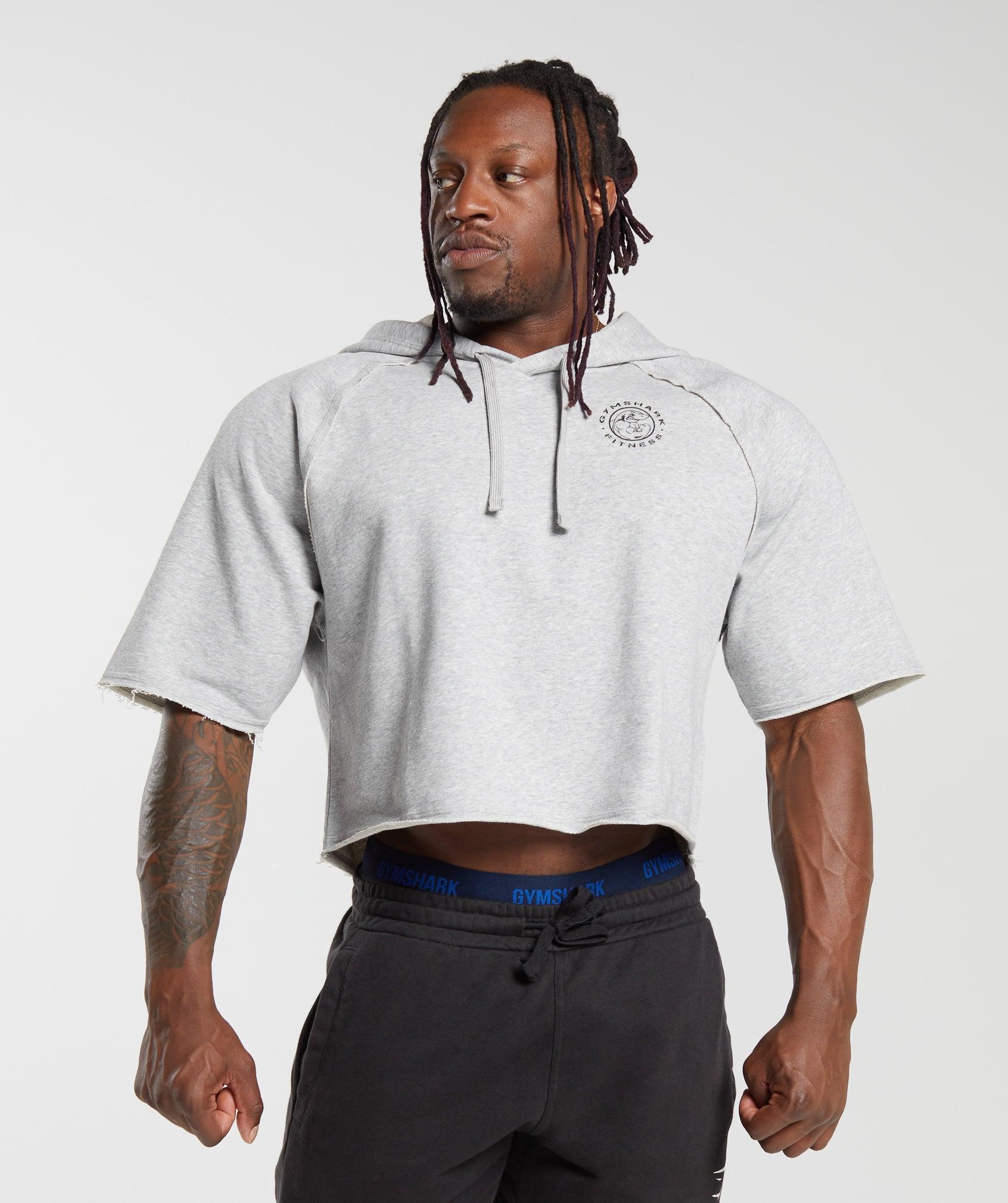 Legacy Short Sleeve Crop Hoodie Product Image