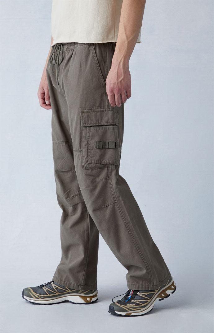 Men's Canvas Baggy Cargo Pants - Product Image