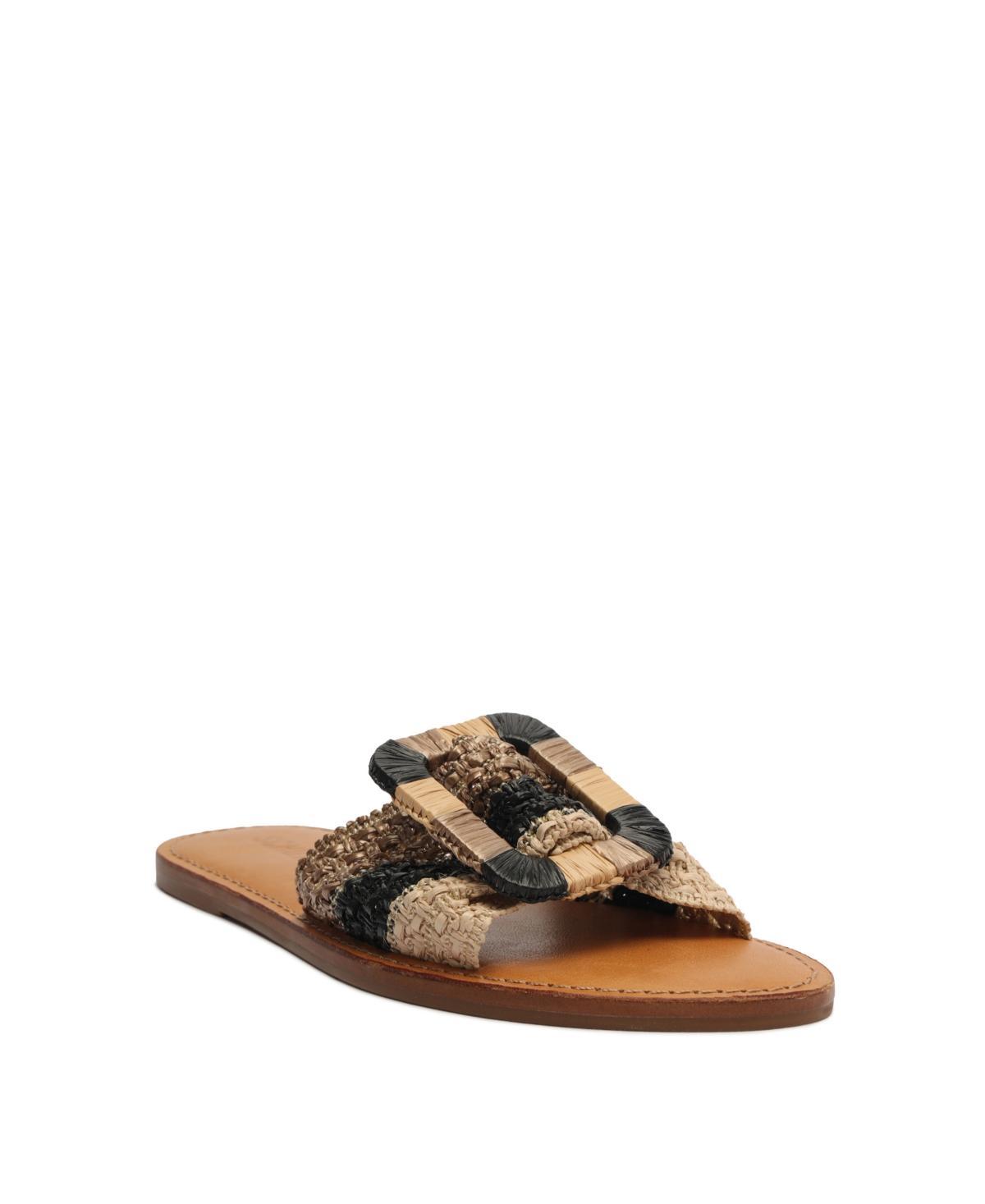 Schutz Womens Cinna Flat Buckle Sandals Product Image