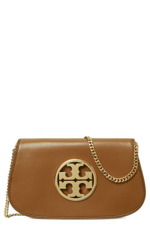 Womens Reva Leather Clutch-On-Chain Product Image