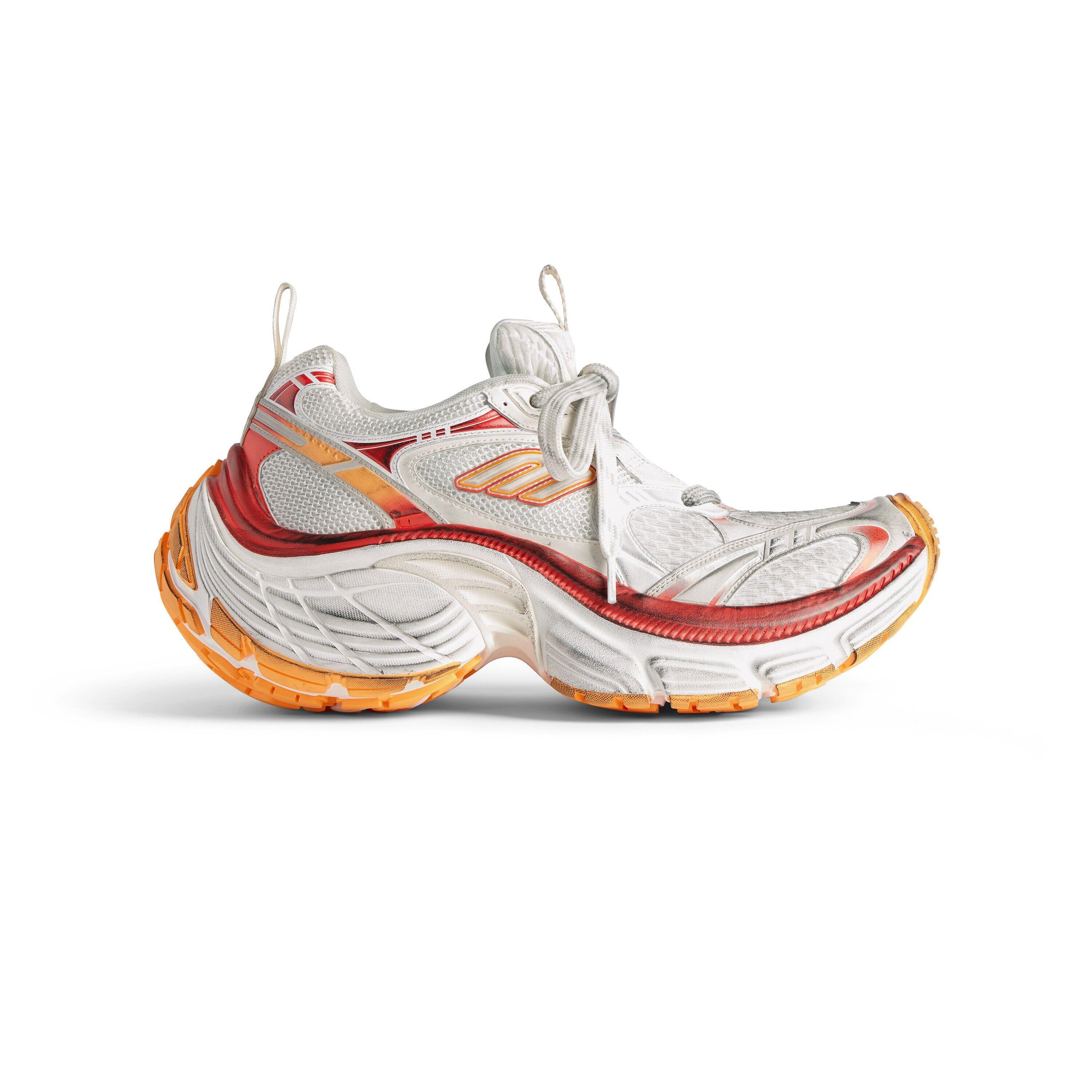 Women's 10xl Sneaker in White/red/orange Product Image