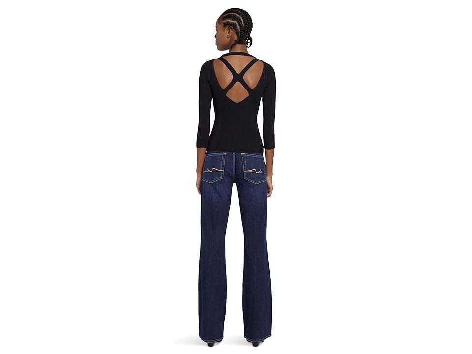 7 For All Mankind Detail Back Rib Top Women's Clothing Product Image