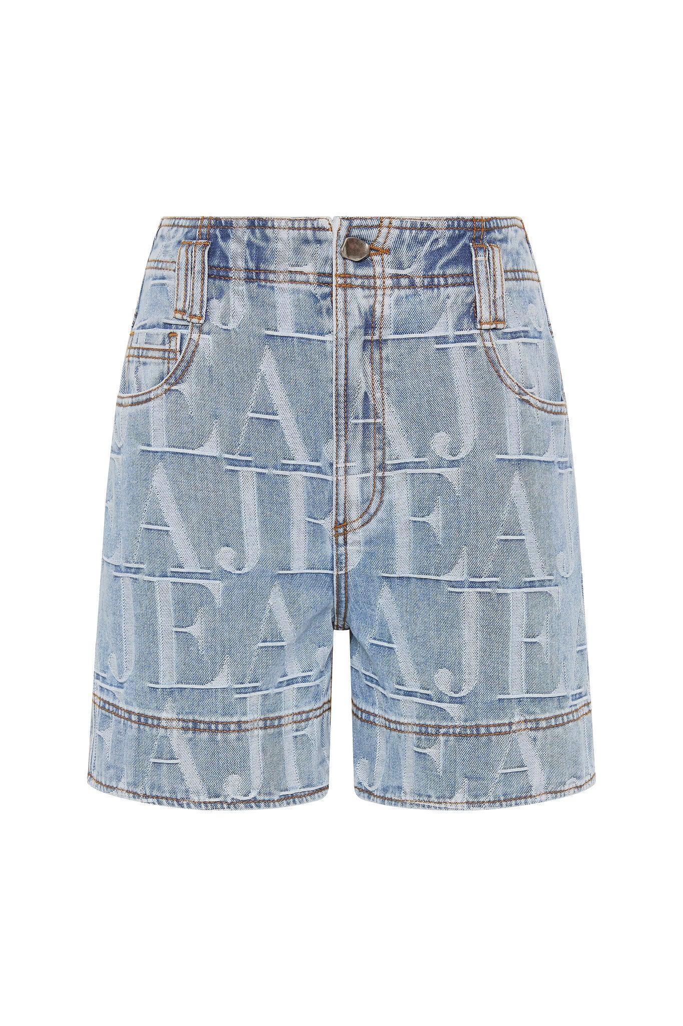 Nostalgia Jacquard Denim Short Product Image