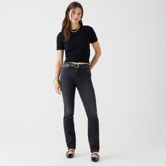 9" mid-rise vintage slim-straight jean in Charcoal wash Product Image