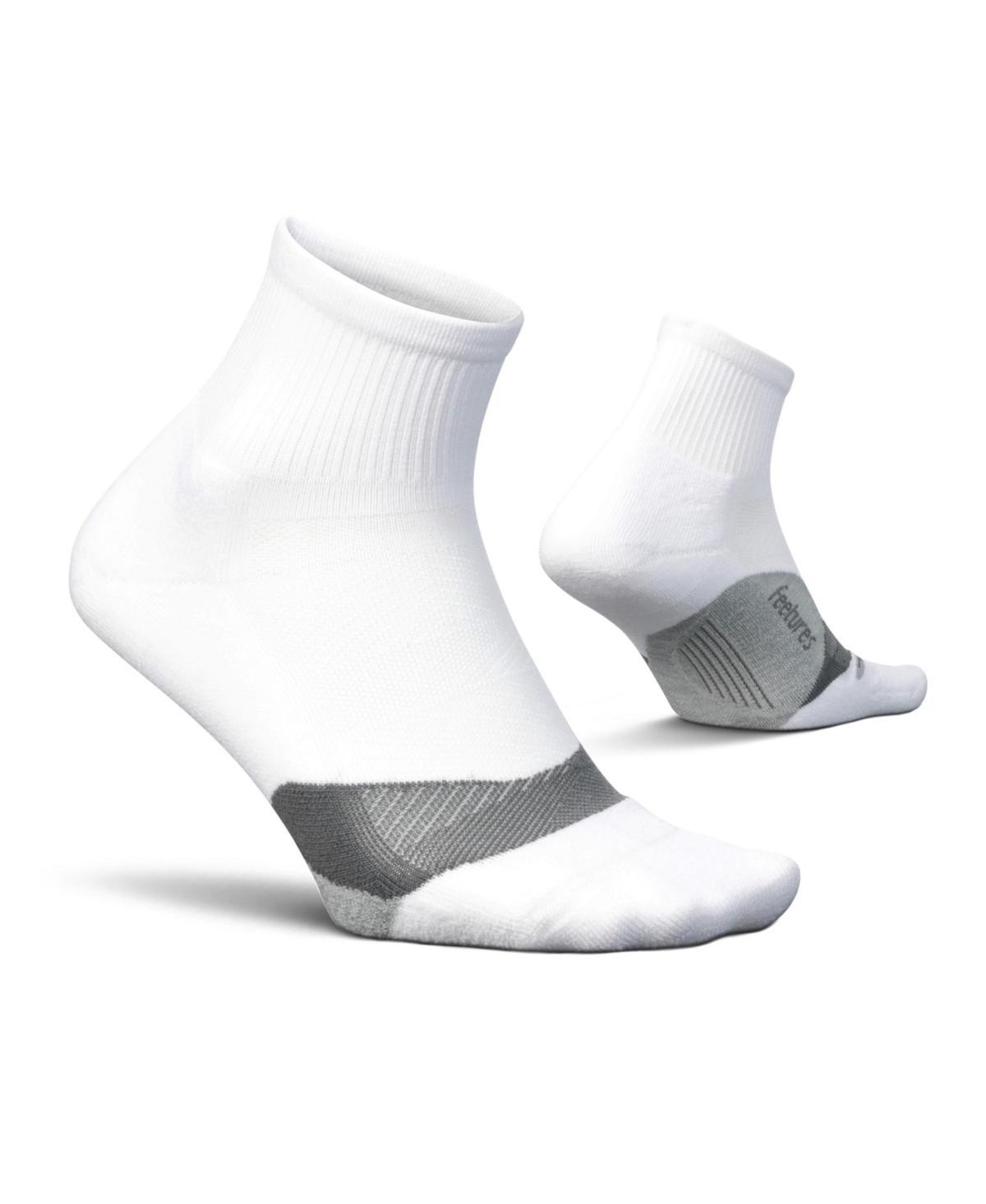 Feetures Mens Elite Light Cushion Quarter Solid - Sport Sock with Targeted Compression Product Image