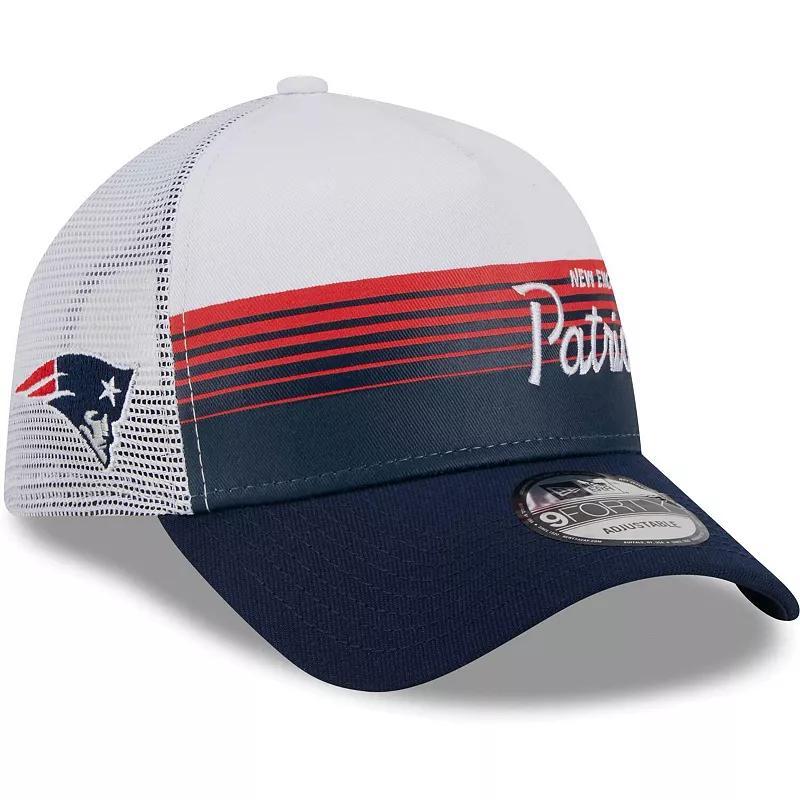 Mens New Era New England Patriots Horizon 9FORTY Snapback Hat, Blue Product Image