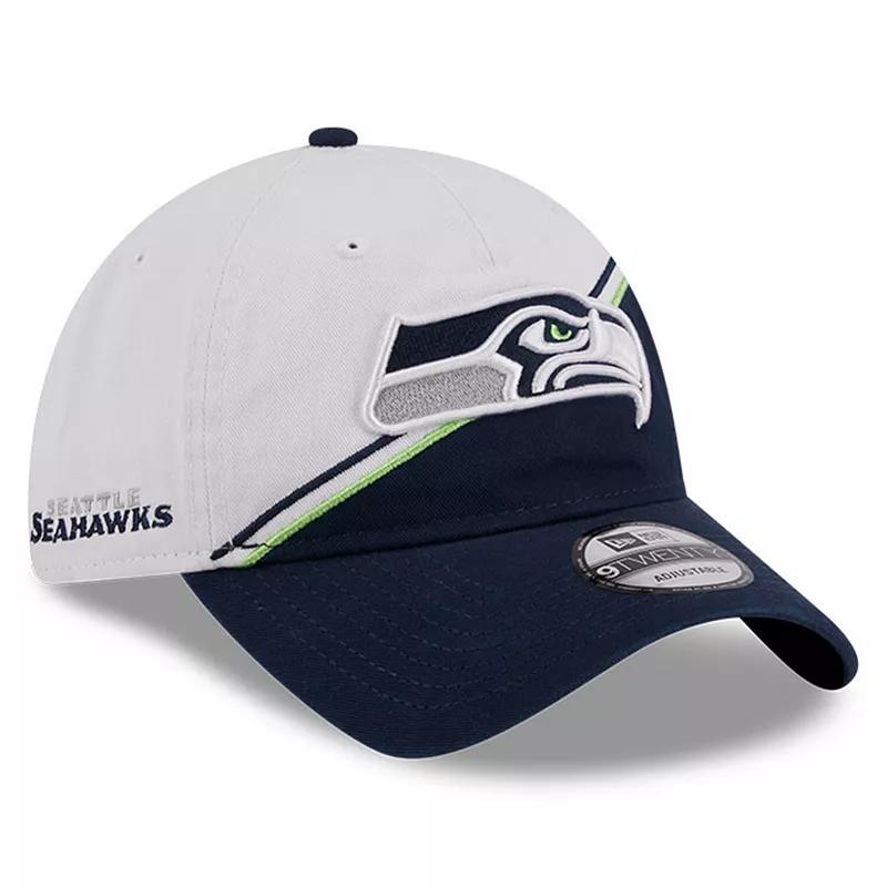 Mens New Era /College Navy Seattle Seahawks 2023 Sideline 9TWENTY Adjustable Hat Product Image