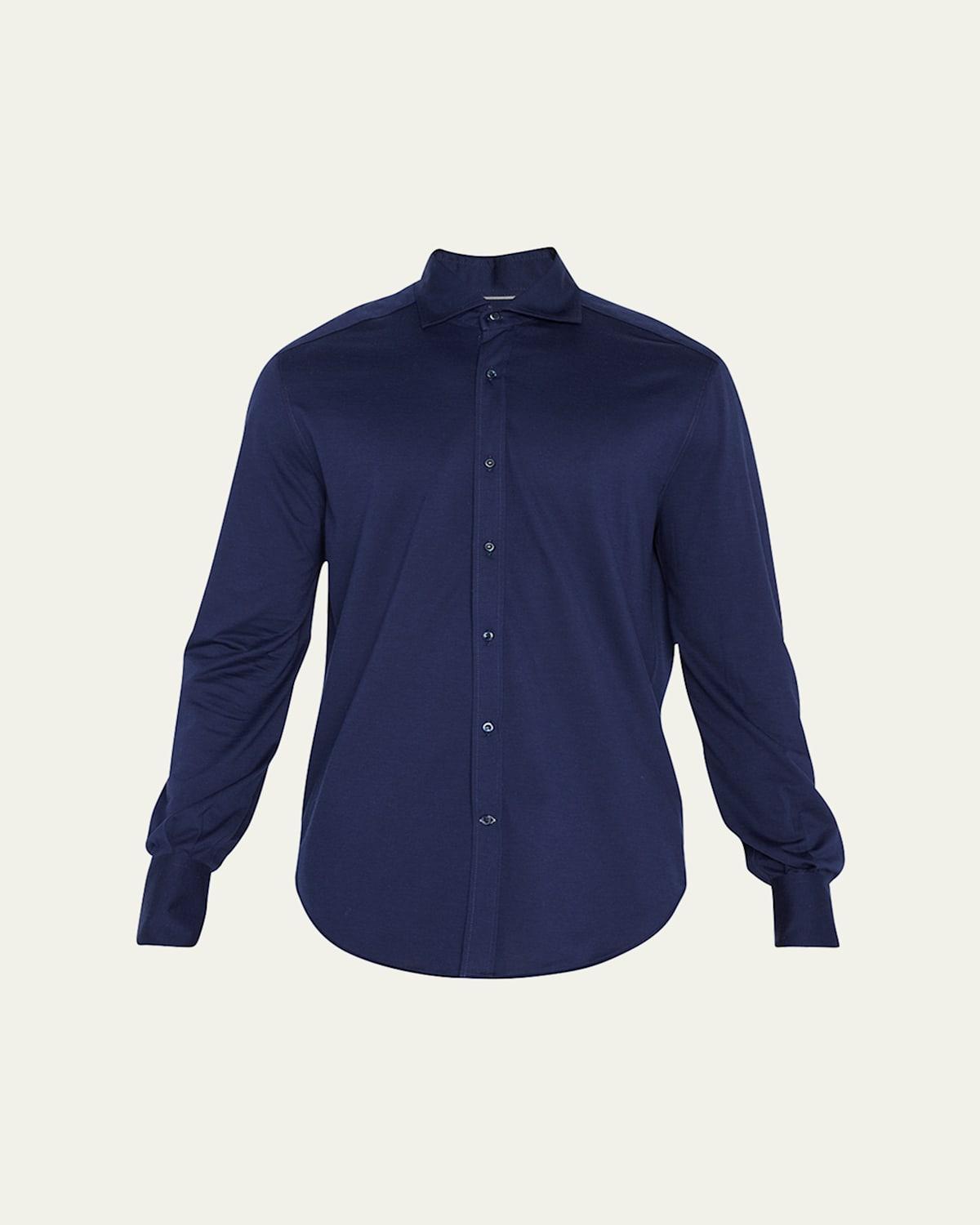 Men's Jersey Knit Sport Shirt Product Image