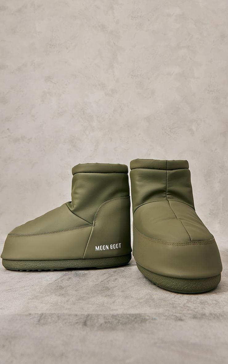 MOON BOOT Khaki Icon Low Rubber  Product Image