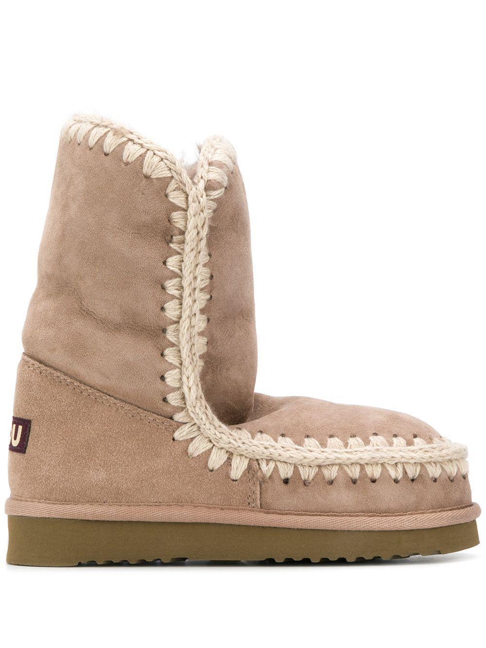 shearling-lined suede eskimo boots product image