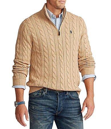 Polo Ralph Lauren Cable Knit Cotton Quarter Product Image