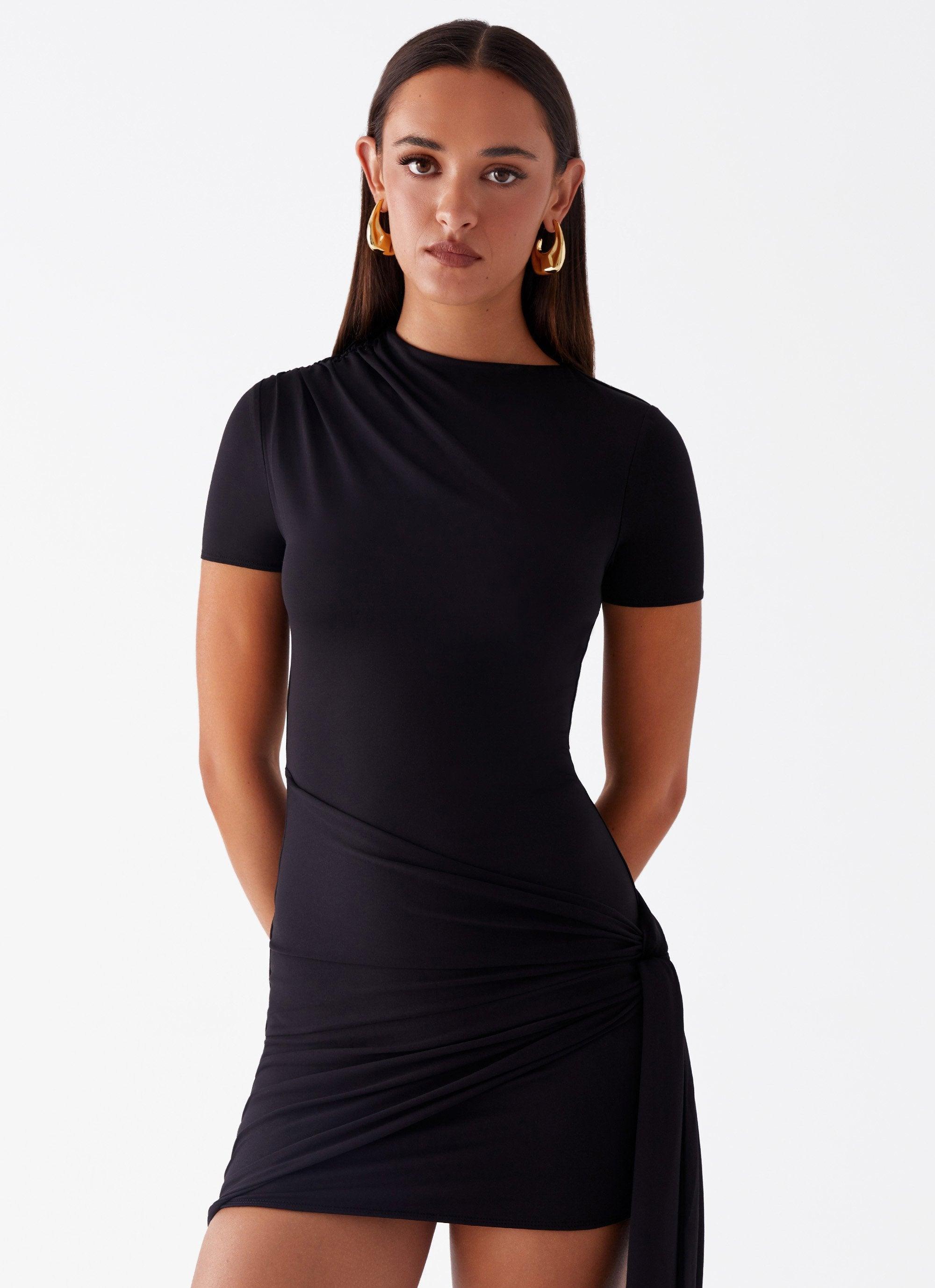 Anisa Mini Dress - Black Product Image