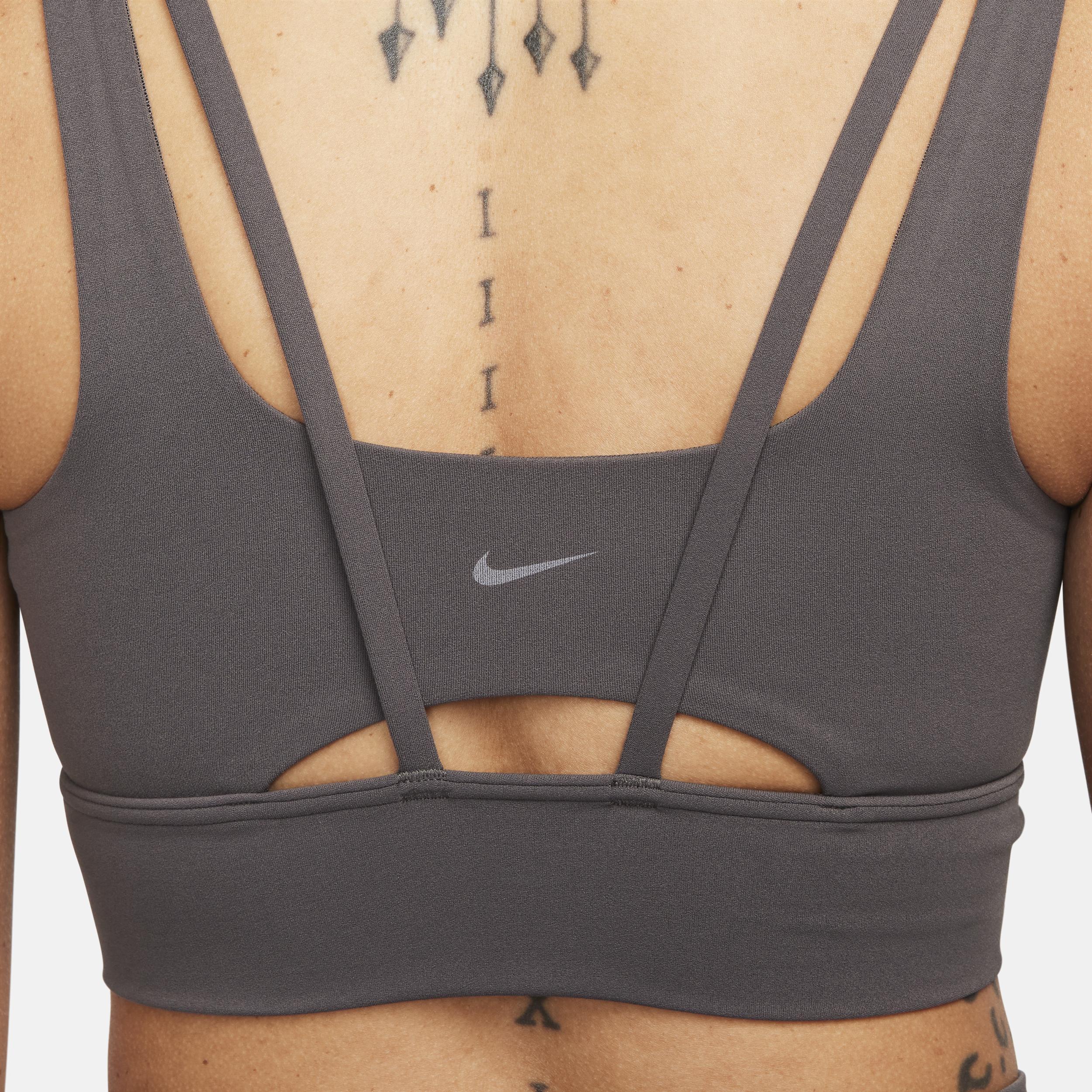 Nike Womens Zenvy Medium-Support Padded Longline Sports Bra Product Image