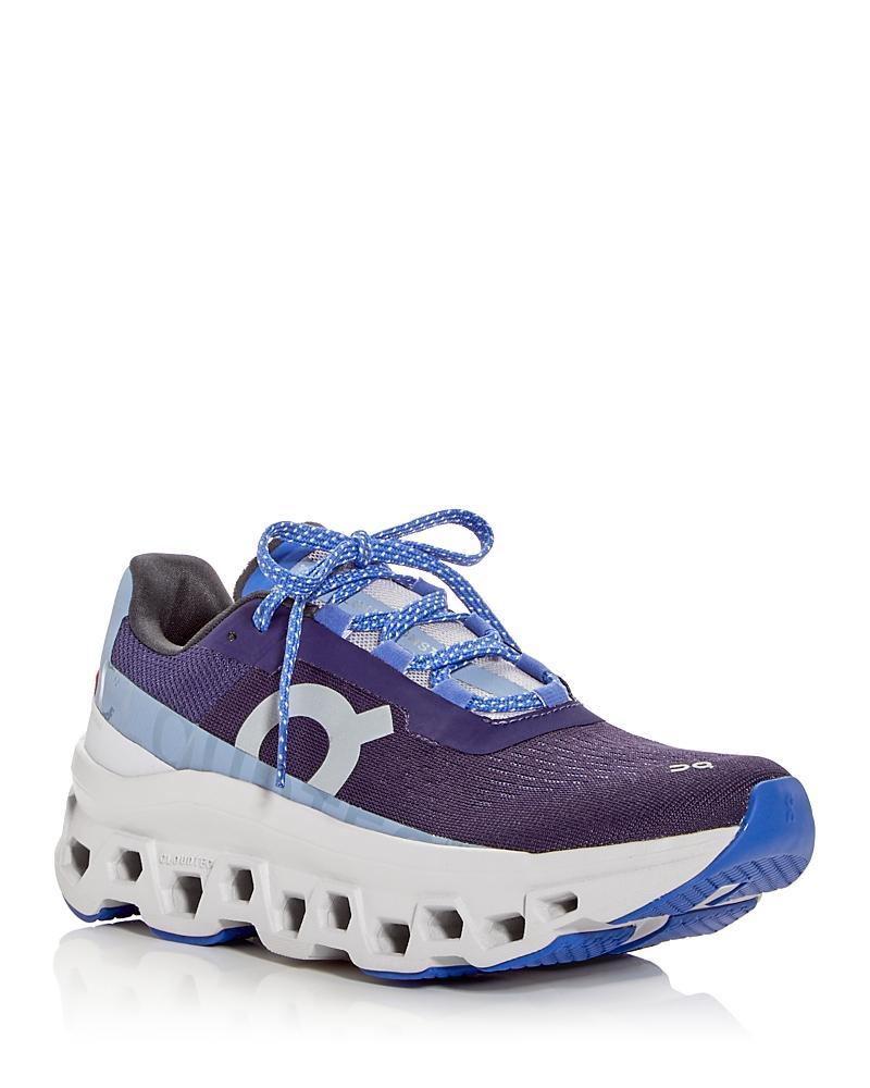 On Womens Cloudmonster Lace Up Running Sneakers Product Image