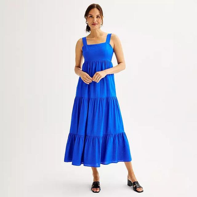 Womens Nine West Tiered Maxi Dress Product Image