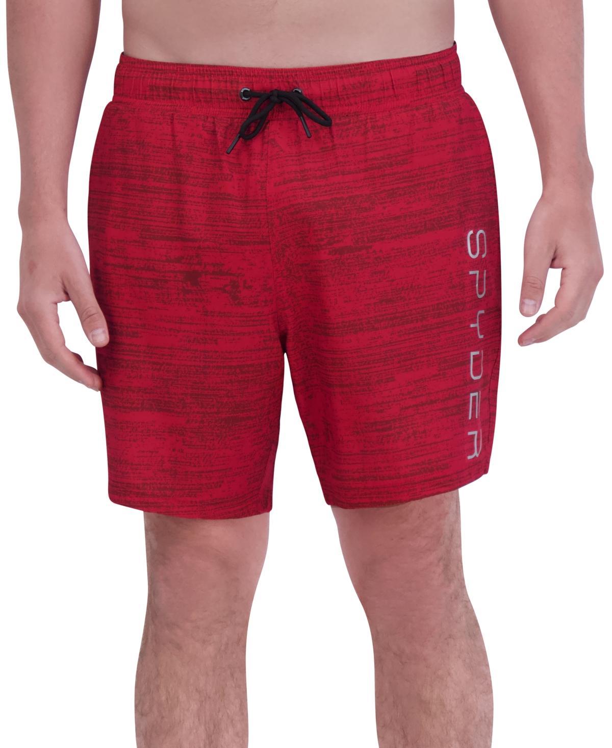 Spyder Mens Grit Print Performance 7 Volley Shorts Product Image