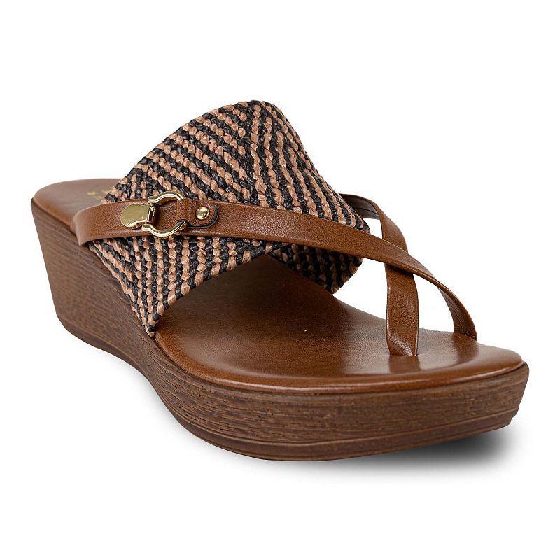 Italian Shoemakers Yelena Womens Wedge Sandals Product Image